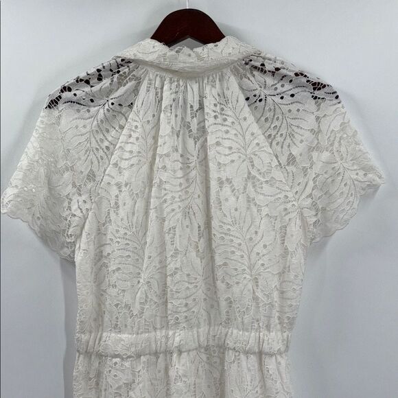 Trina Turk White Lace Midi Dress - Picture 8 of 13